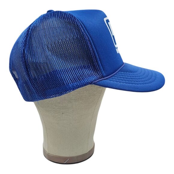 BFI Browning Ferris Rope Braid Mesh Snapback Cap Vintage 90s Foam Trucker Hat - Picture 11 of 13